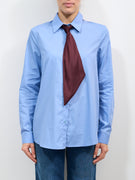 VICOLO - CAMICIA CRAVATTA - CELESTE