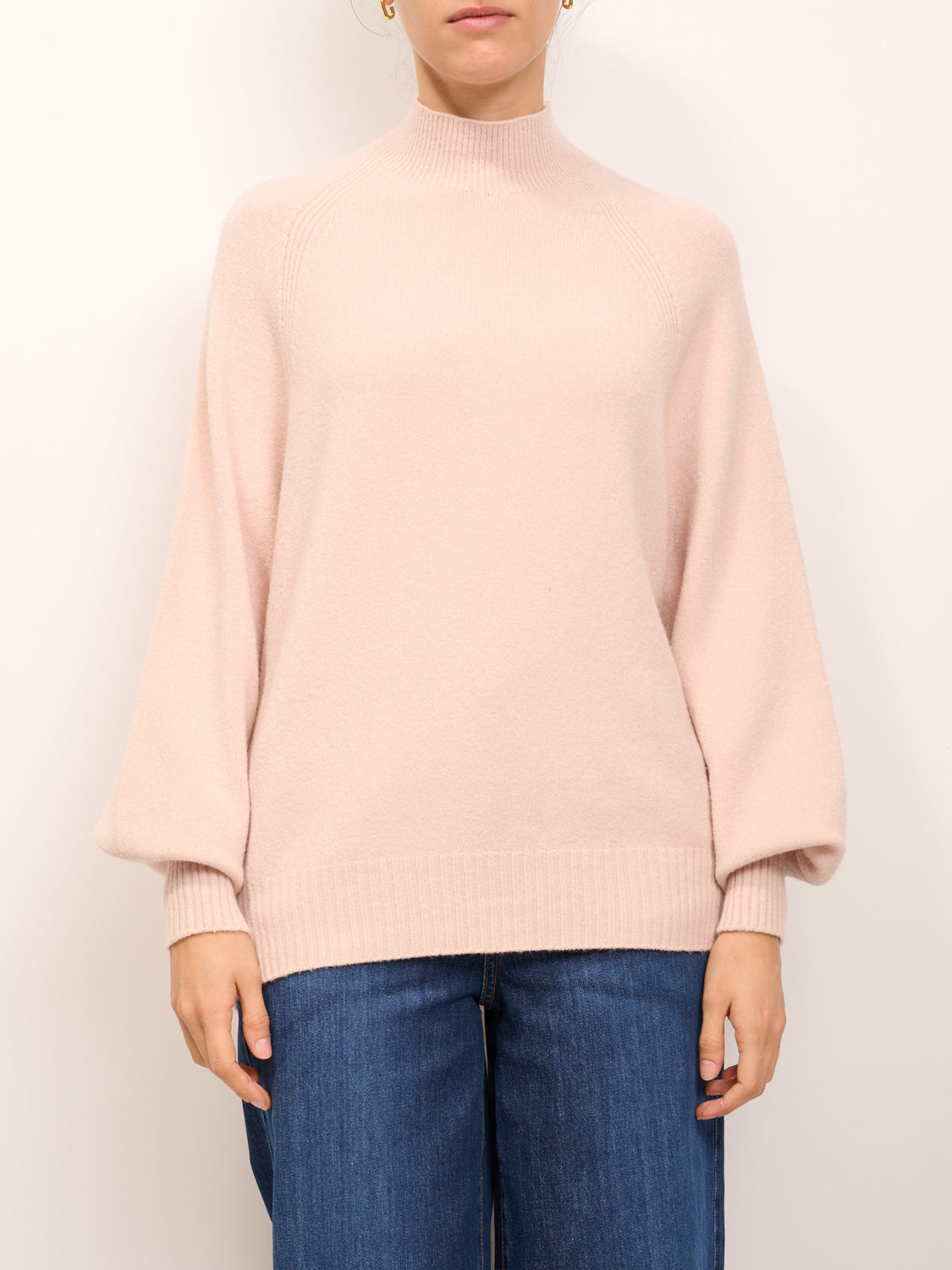 Max Mara Vestito in Velour ZARELLA con Maniche a Palloncino in Satin