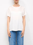 TENSIONE IN - SATINE T-SHIRT - MILK