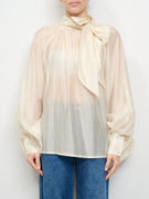 TENSIONE IN - CAMICIA FIOCCO - BURRO