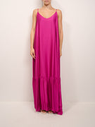 TENSION IN - RUFFLE DRESS - BERRY