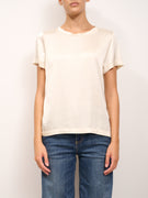 VICOLO - T-SHIRT SATIN - BURRO