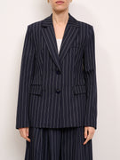 IMPERIAL - PINSTRIPE JACKET - BLUE