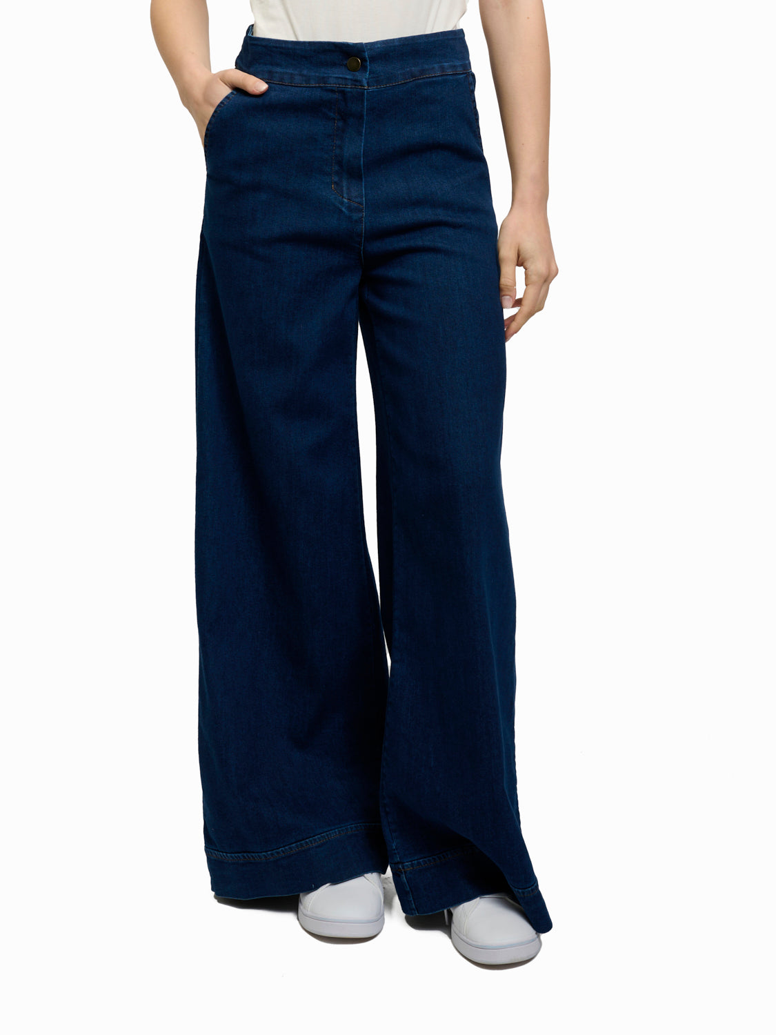 HASHTAG JEANS A PALAZZO DENIM