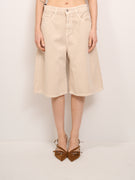 ALLEY - BERMUDA JEANS HARPER - BEIGE