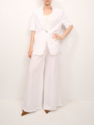 TENSION IN - HALF SLEEVE JACKET - WHITE