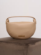 VICOLO - SMALL HALF MOON BAG - BEIGE