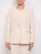 TENSION IN - 1 BUTTON JACKET - SNOW