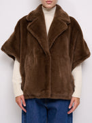 DIXIE - ECO FUR VEST - MINK