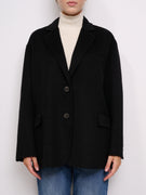 VICOLO - GIACCA OVER HAND MADE - NERO