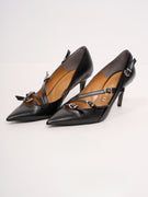 DIVINE FOLLIE - DECOLTE' BUCKLES - BLACK