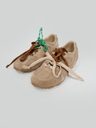 DIVINE FOLLIE - SUEDE SNEAKERS - TAUPE