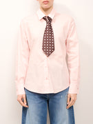 TENSIONE IN - CAMICIA CON CRAVATTA A POIS - ROSA