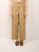 TENSIONE IN - PANTALONE LARGO PENCES - BEIGE