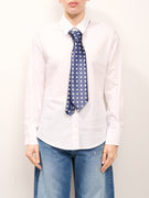 TENSIONE IN - CAMICIA CON CRAVATTA A POIS - BIANCO
