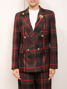 TENSIONE IN - GIACCA DOPPIO PETTO QUADRI - VARIANTE UNICA