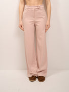 TENSIONE IN - PANTALONE LARGO PUNTO MILANO - ROSA