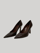 DIVINE FOLLIE - SCARPA DECOLLETE' CON TACCO - MORO