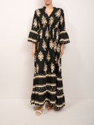 IDENTITY - ABITO LUNGO FANTASIA - NERO/BEIGE