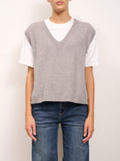 VICOLO - MAGLIA GILET - GRIGIO