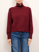 IDENTITY - MAGLIA MEZZO COLLO - BORDEAUX