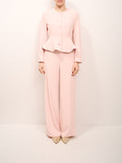 TENSIONE IN - COMPLETO GIACCA GIROCOLLO +PANTALONE - ROSA