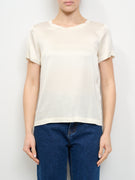 VICOLO - T-SHIRT SATINE - LATTE