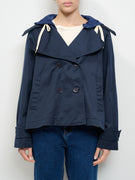 TENSION IN - TRENCH JACKET - BLUE