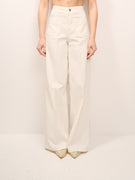 TENSIONE IN - PANTALONE TASCA D V LARGO - PANNA