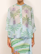 HAVE ONE - CAMICIA ECO FANTASIA - TURCHESE