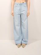 HAVE ONE - JEANS GAMBA SUPER WIDE - CELESTE