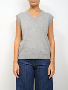 TENSIONE IN - GILET SCOLLO V - GRIGIO