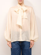 TENSIONE IN - CAMICIA FIOCCO - BIANCO