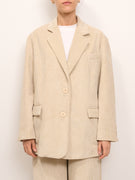 DIXIE - GIACCA VELLUTO A COSTE - BEIGE