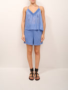 TENSIONE IN - COMPLETO TOP+SHORTS - DENIM
