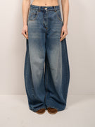 TENSIONE IN - JEANS LOUVRE BARREL AMPIO - DENIM