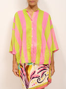 TENSIONE IN - CAMICIA RIGA - BUBBLE/LIME