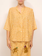 TENSIONE IN - CAMICIA FANTASIA - CUOIO