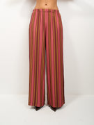 HAVE ONE - PANTALONE ELASTICO RIGARO - AMARENA
