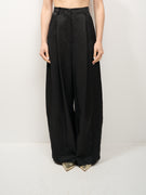 TENSIONE IN - PANTALONE LARGO PENCES - NERO