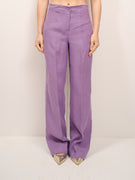 VICOLO - PANTALONE LARGO - LAVANDA