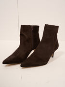 DIVINE FOLLIE - STIVALE TRONCHETTO - MORO RIP LAMINATO