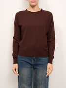 IDENTITY - MAGLIA BASIC GIROCOLLO - MORO