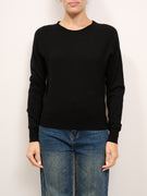 IDENTITY - MAGLIA BASIC GIROCOLLO - NERO
