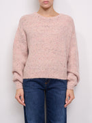 DIXIE - MELANGE SWEATER - PINK