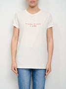 ALLEY - WRITTEN T-SHIRT - WHITE