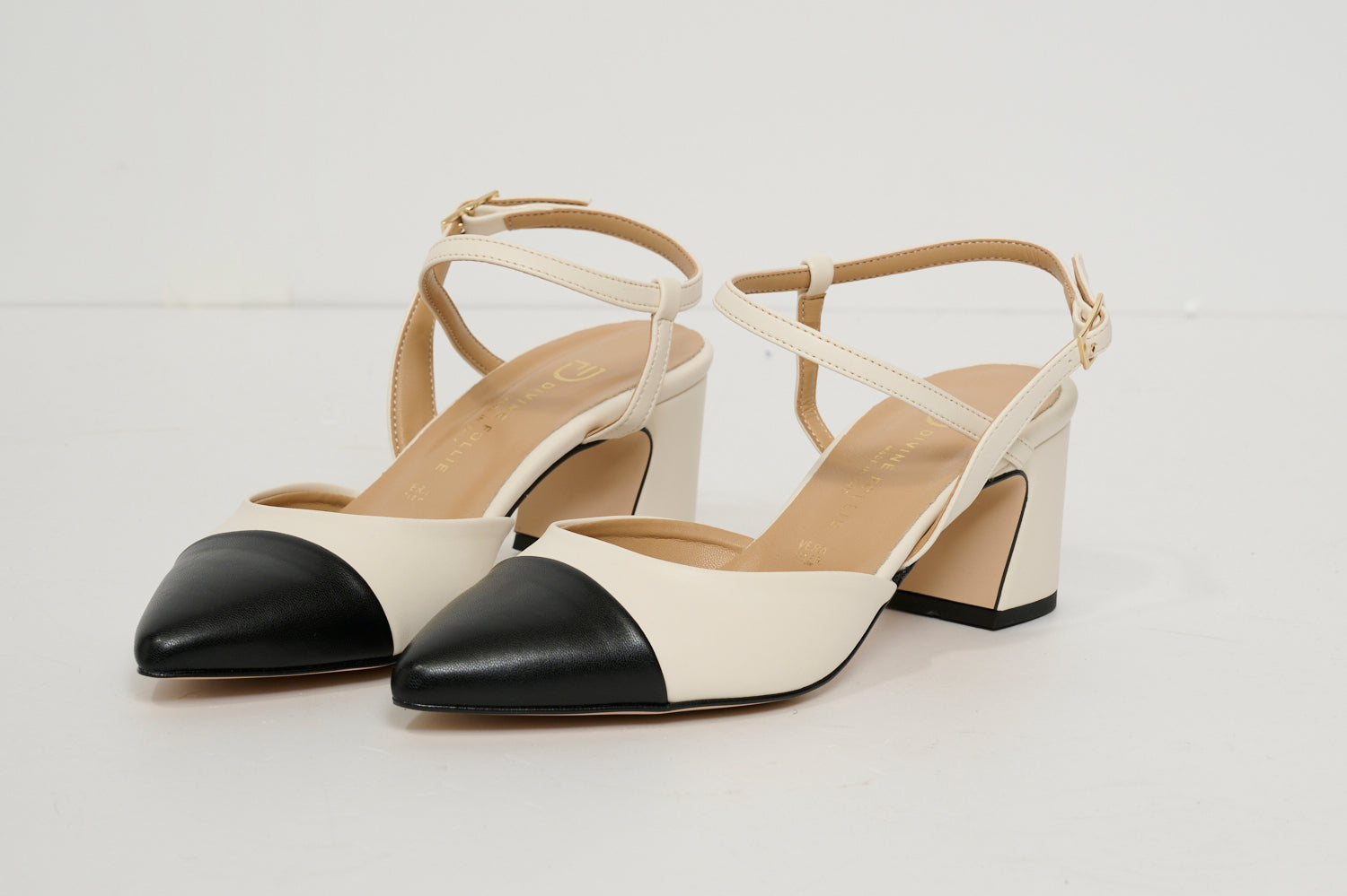 DIVINE FOLLIE CHANEL BICOLORE NERO/BURRO - Main Image