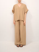 HAVE ONE - COMPLETO BLUSA+PANTALONE - CAMEL