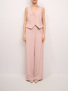 TENSION IN - COMPLETE VEST + CREPE TROUSERS - QUARTZ