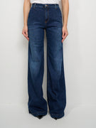 ALLEY - JEANS PALAZZO ELENA - DENIM